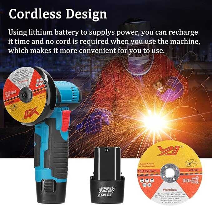 12V Portable Electric Grinder